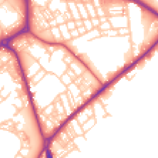 Daytime road noise heatmap for ST1 3DX