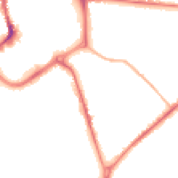 Night-time road noise heatmap for ST1 3FG