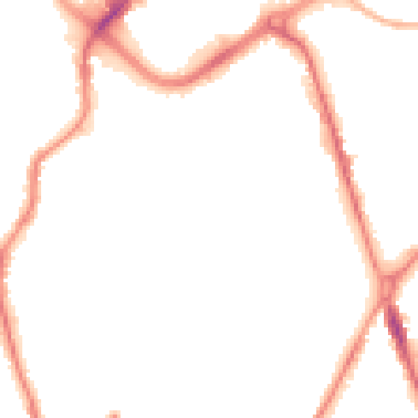 Night-time road noise heatmap for ST1 3PF