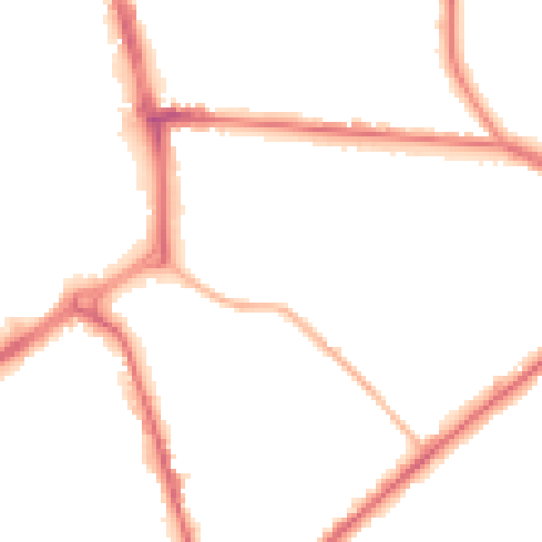 Night-time road noise heatmap for ST1 3QA