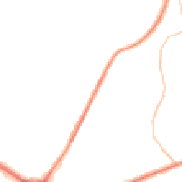 Night-time road noise heatmap for ST1 6AQ