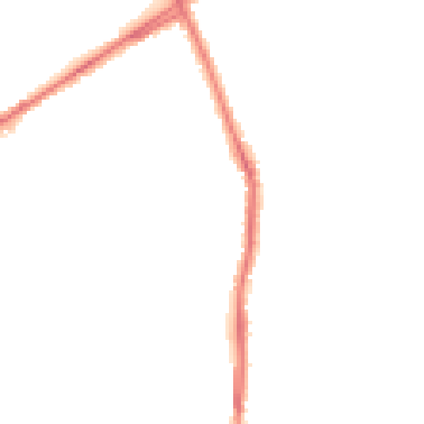 Night-time road noise heatmap for ST1 6BH