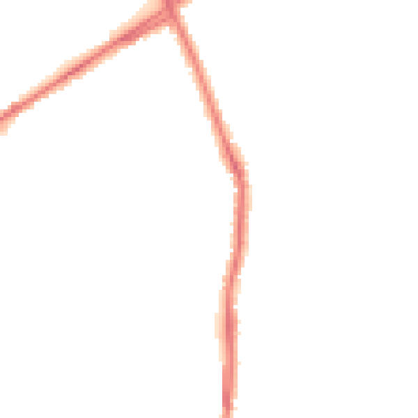Night-time road noise heatmap for ST1 6BJ