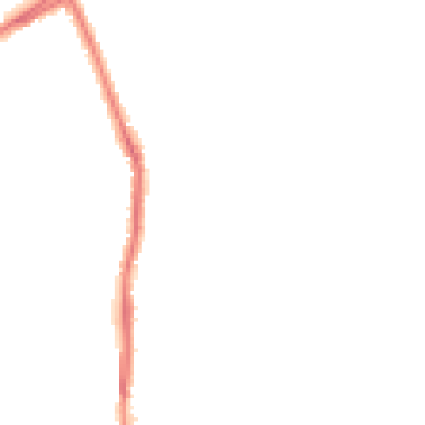 Night-time road noise heatmap for ST1 6BP