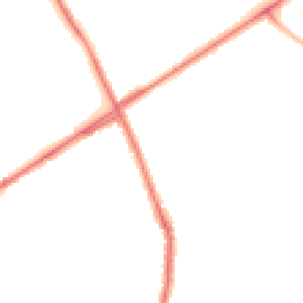 Night-time road noise heatmap for ST1 6DJ