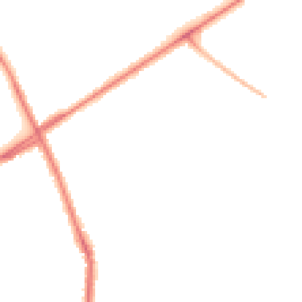 Night-time road noise heatmap for ST1 6EY