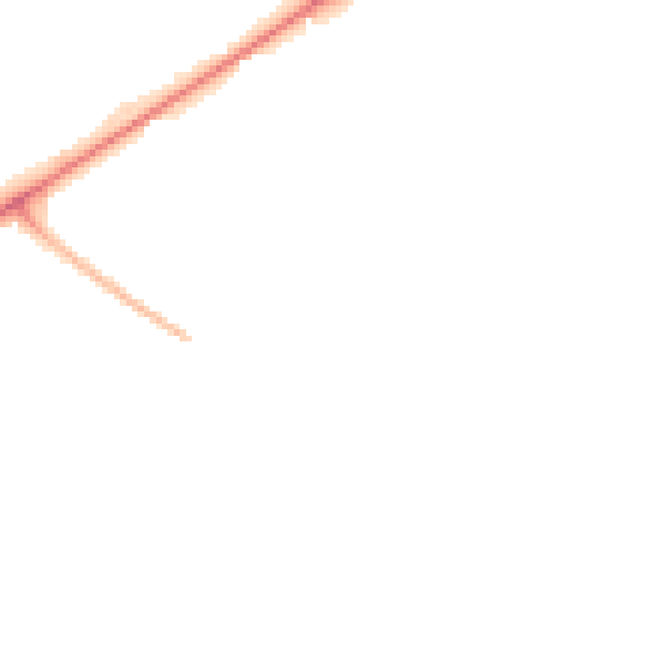 Night-time road noise heatmap for ST1 6JZ