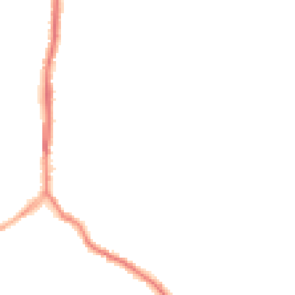 Night-time road noise heatmap for ST1 6LP