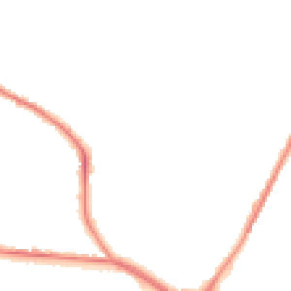 Night-time road noise heatmap for ST1 6QH