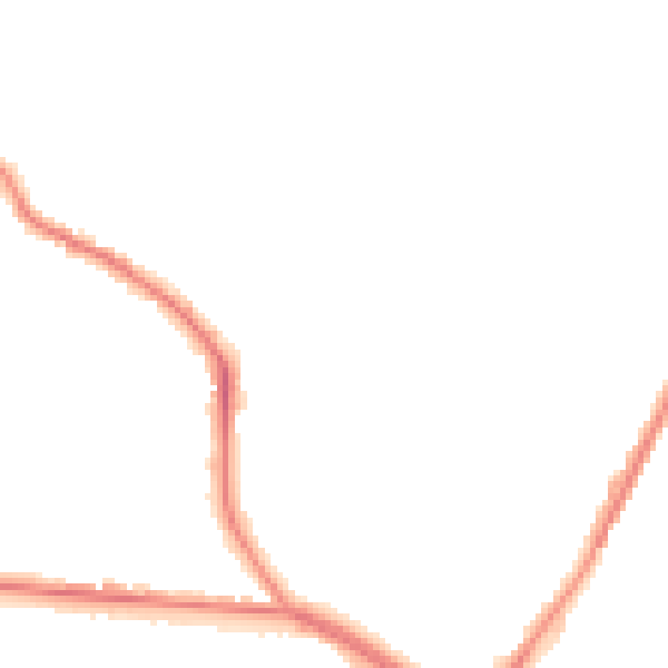 Night-time road noise heatmap for ST1 6QJ