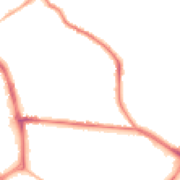 Night-time road noise heatmap for ST1 6RA