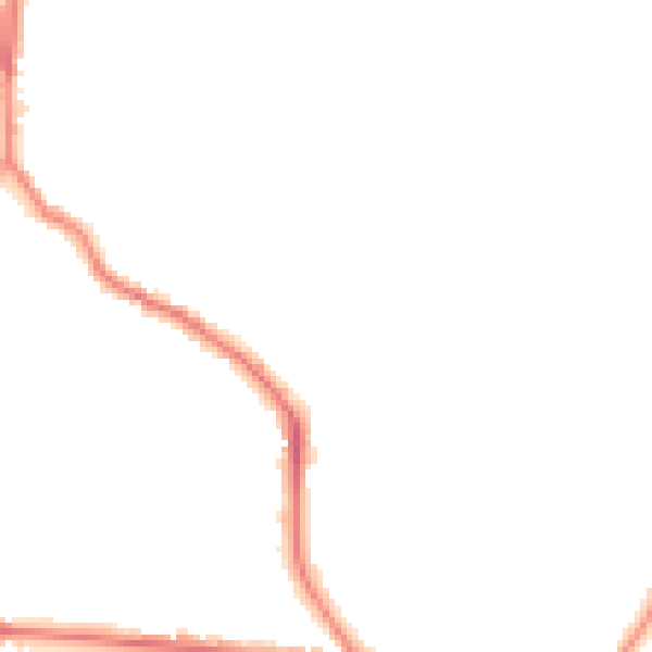 Night-time road noise heatmap for ST1 6RG