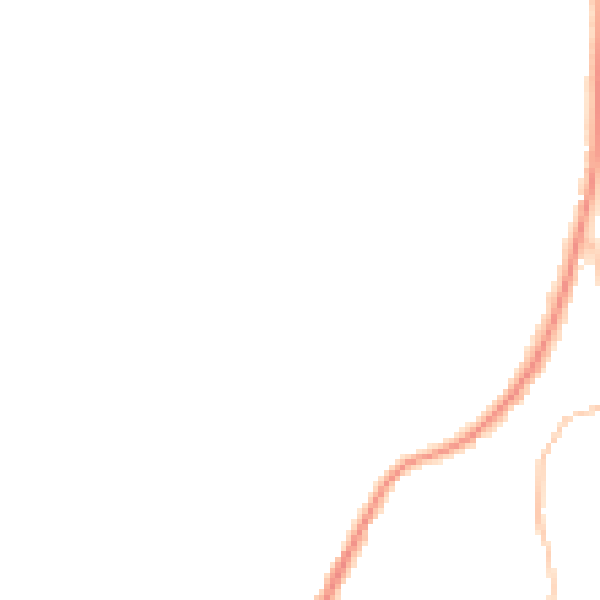 Night-time road noise heatmap for ST1 6SS