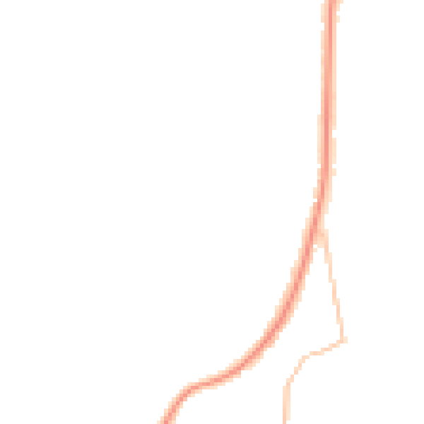 Night-time road noise heatmap for ST1 6UB