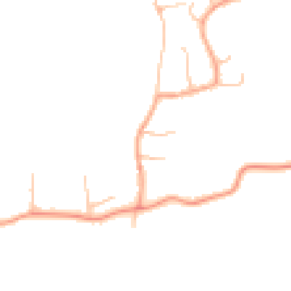 Daytime road noise heatmap for ST12 9AA