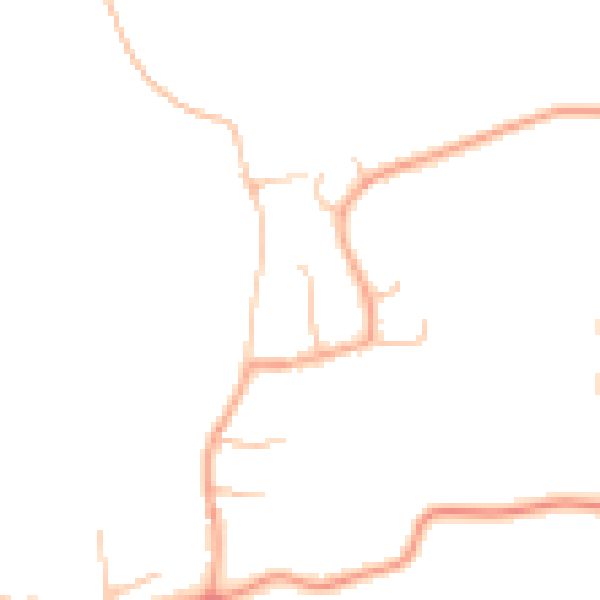 Daytime road noise heatmap for ST12 9AL