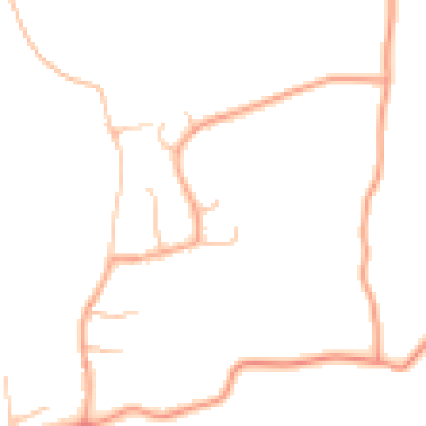 Daytime road noise heatmap for ST12 9AP