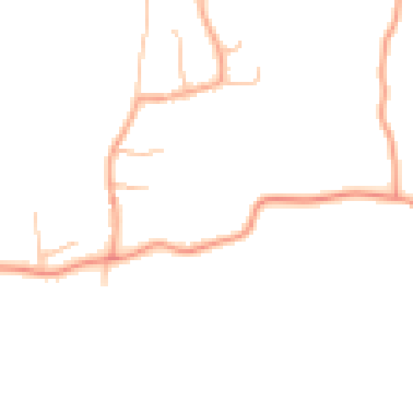 Daytime road noise heatmap for ST12 9AZ