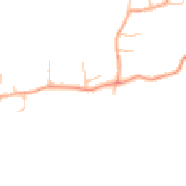 Daytime road noise heatmap for ST12 9DA