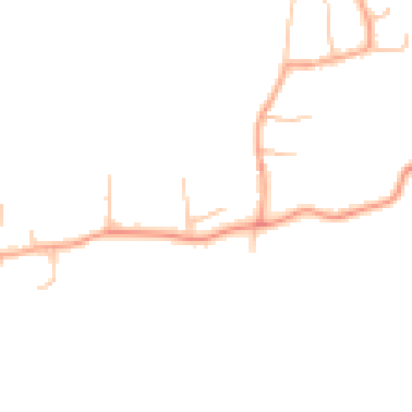 Daytime road noise heatmap for ST12 9DB