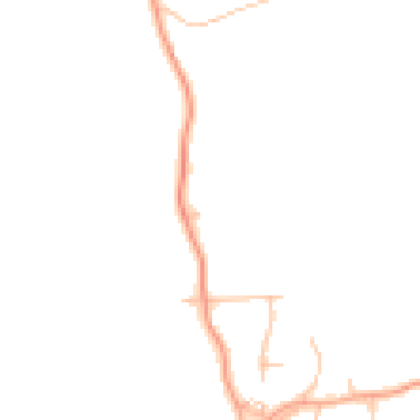 Daytime road noise heatmap for ST12 9ES