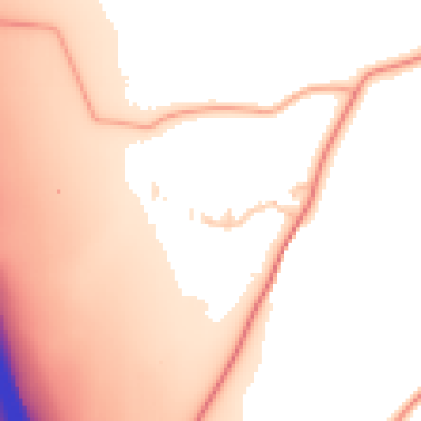 Daytime road noise heatmap for ST12 9JY