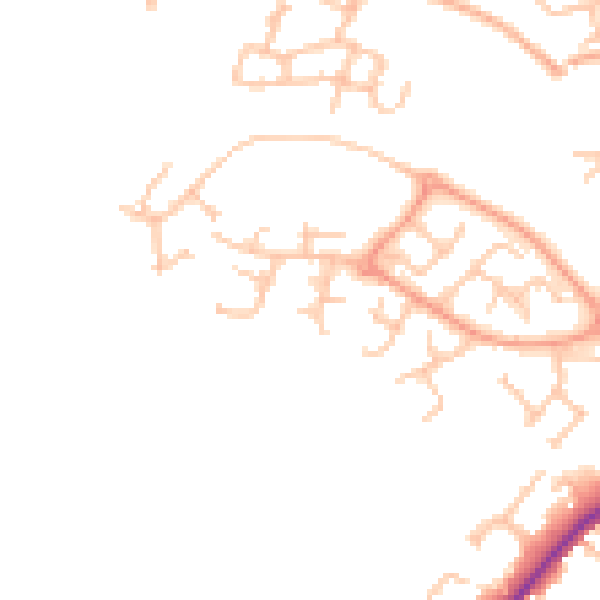 Daytime road noise heatmap for ST16 1AS