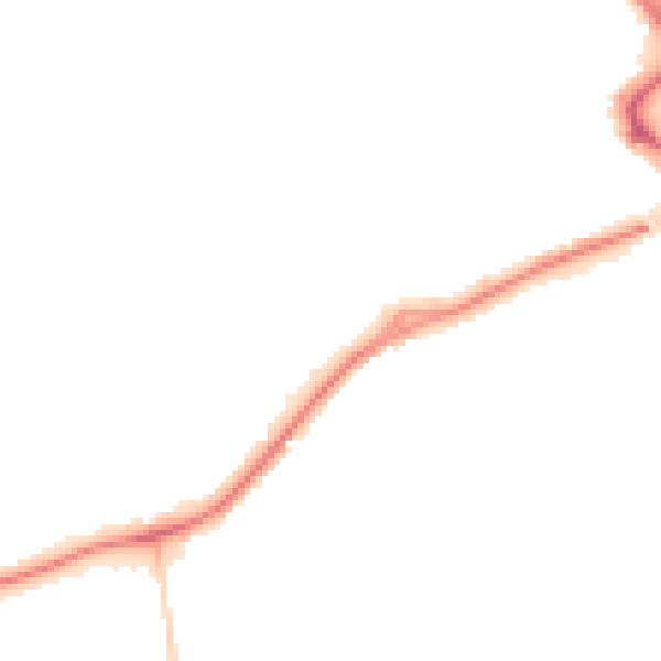 Night-time road noise heatmap for ST16 1BS