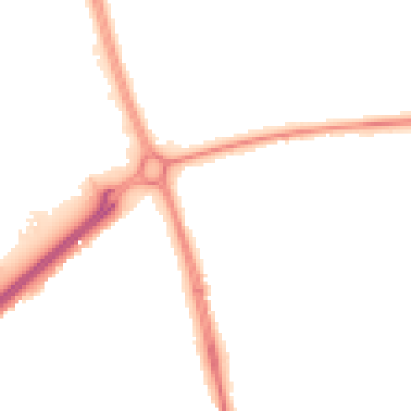 Night-time road noise heatmap for ST16 1SY