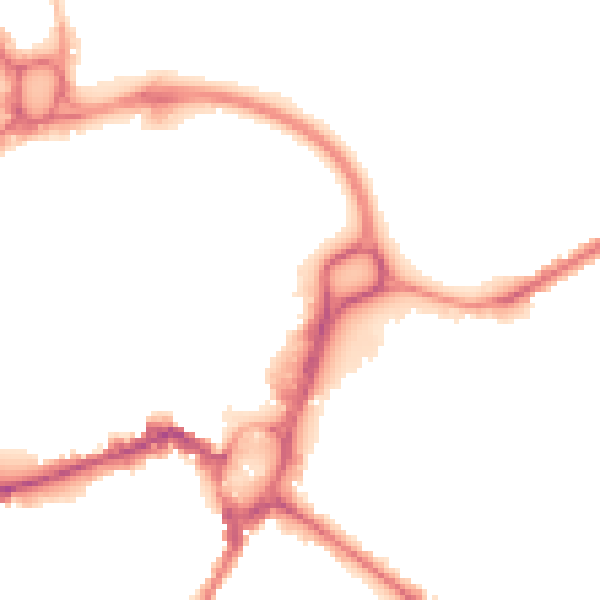 Night-time road noise heatmap for ST16 2LY