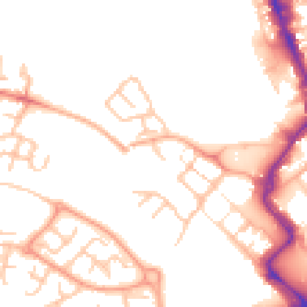 Daytime road noise heatmap for ST16 2TP
