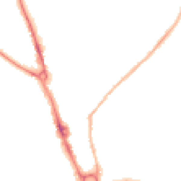 Night-time road noise heatmap for ST16 3BS