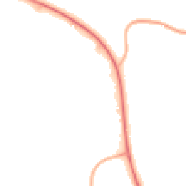 Night-time road noise heatmap for ST16 3HS