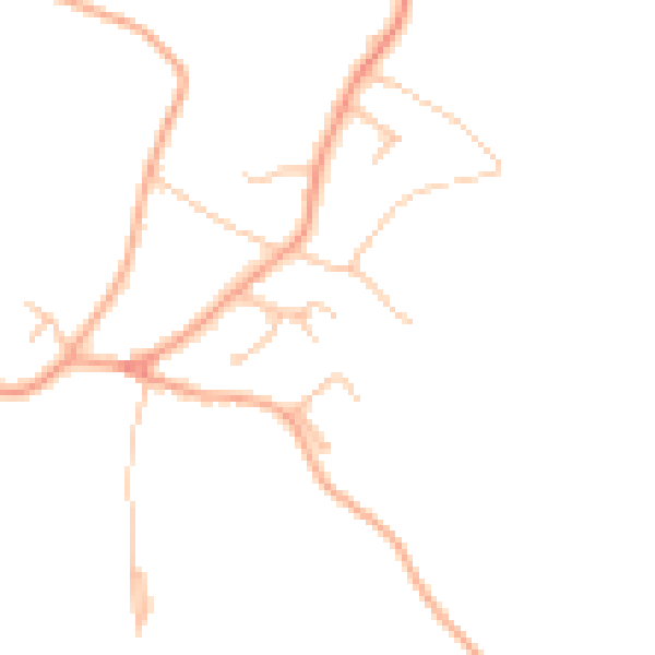 Daytime road noise heatmap for ST17 0TG