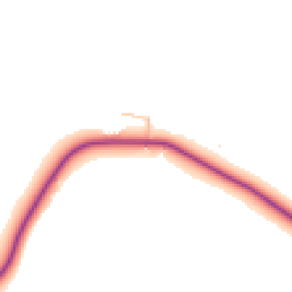 Daytime road noise heatmap for ST17 0XA