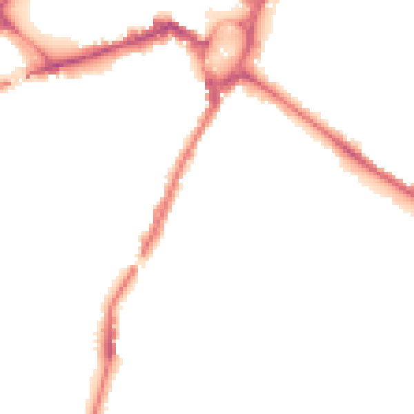 Night-time road noise heatmap for ST17 4DE