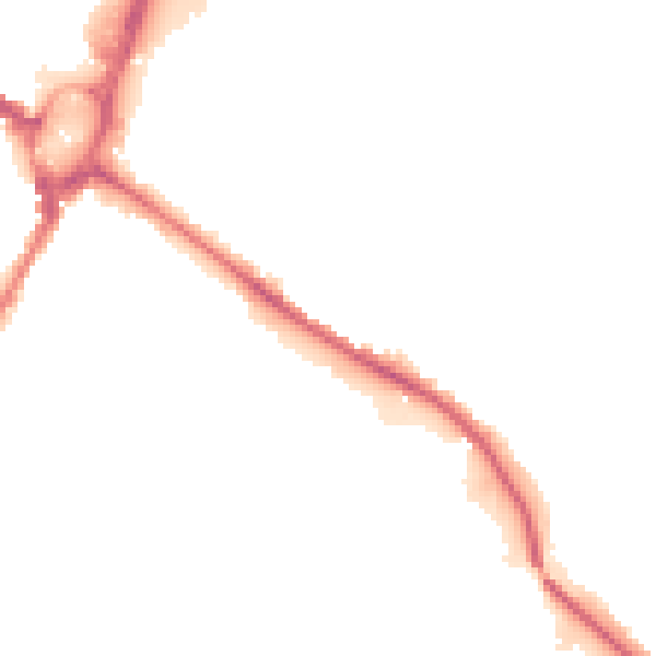 Night-time road noise heatmap for ST17 4LL