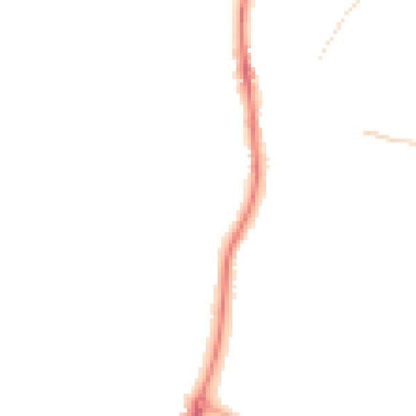 Night-time road noise heatmap for ST19 5AH