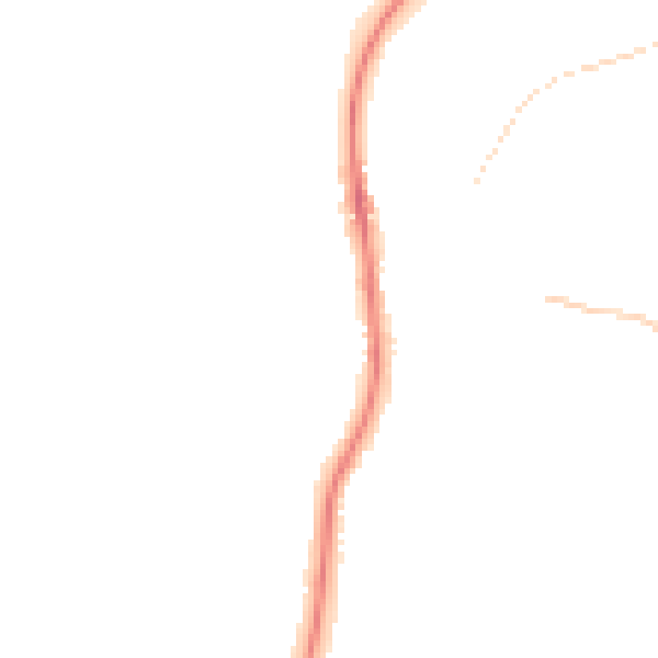 Night-time road noise heatmap for ST19 5AN