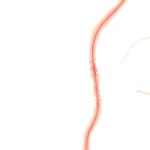 Night-time road noise heatmap for ST19 5AP