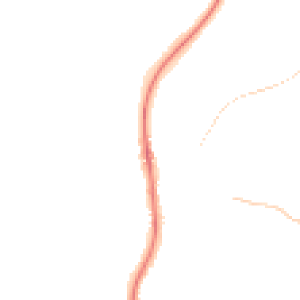 Night-time road noise heatmap for ST19 5AS