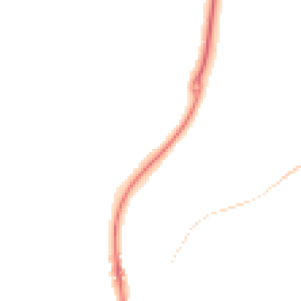 Night-time road noise heatmap for ST19 5AX