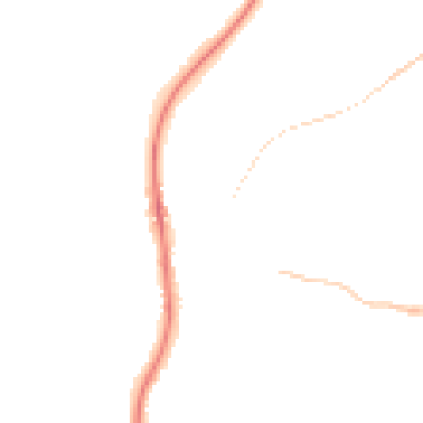 Night-time road noise heatmap for ST19 5AY
