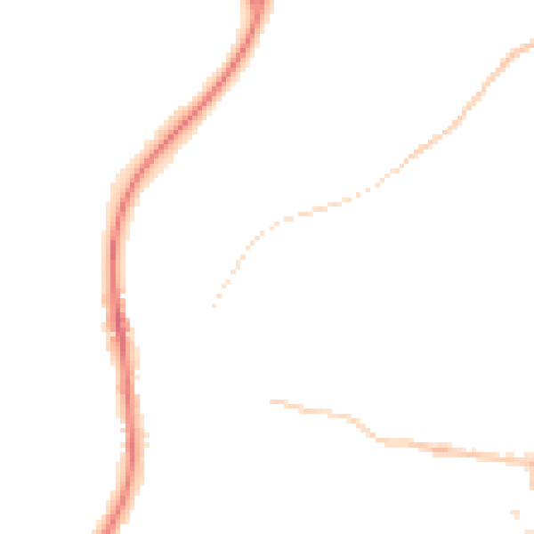 Night-time road noise heatmap for ST19 5BB