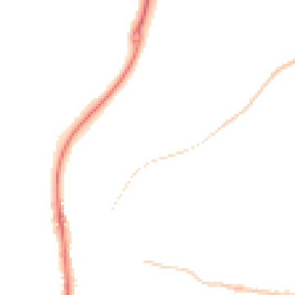 Night-time road noise heatmap for ST19 5BD