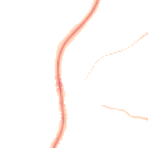 Night-time road noise heatmap for ST19 5DD