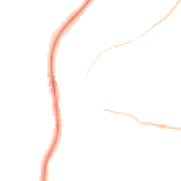 Night-time road noise heatmap for ST19 5DL
