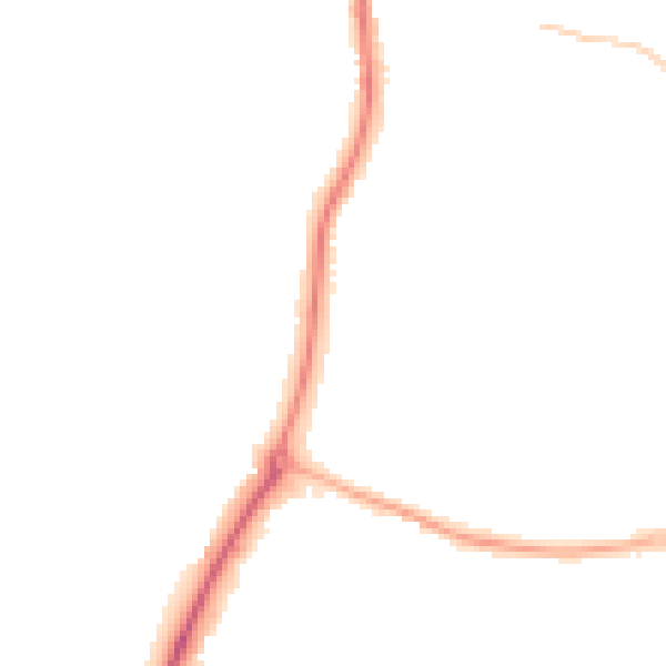 Night-time road noise heatmap for ST19 5DP