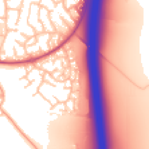 Daytime road noise heatmap for ST19 5HX