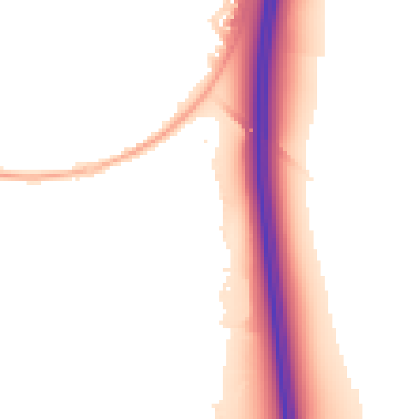 Night-time road noise heatmap for ST19 5HX